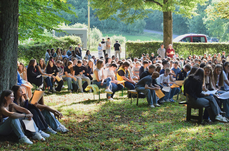 Gemeinsamer Gottesdienst an der Kluskapelle.